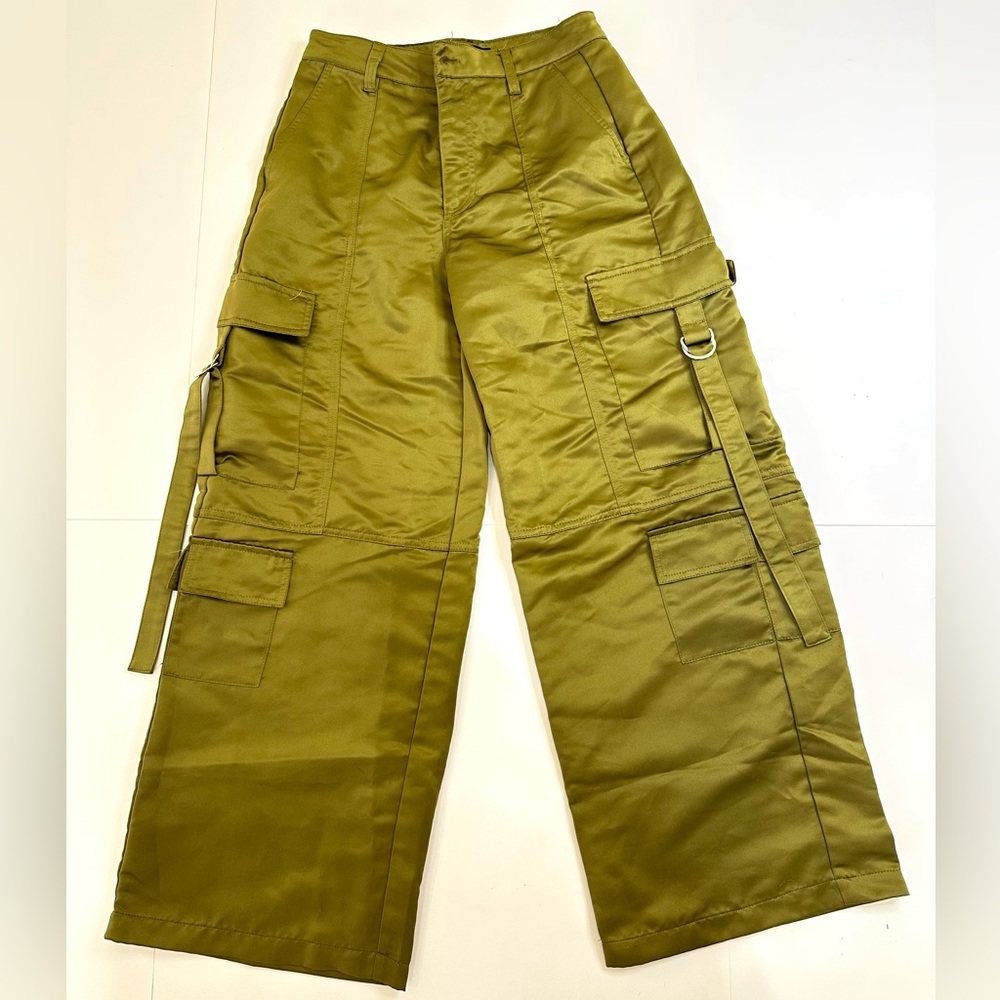 Olive Cargo Pants for Women